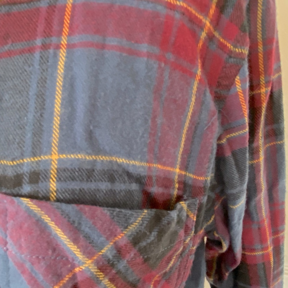 Large Multi Color Flannel - Picture 2 of 5